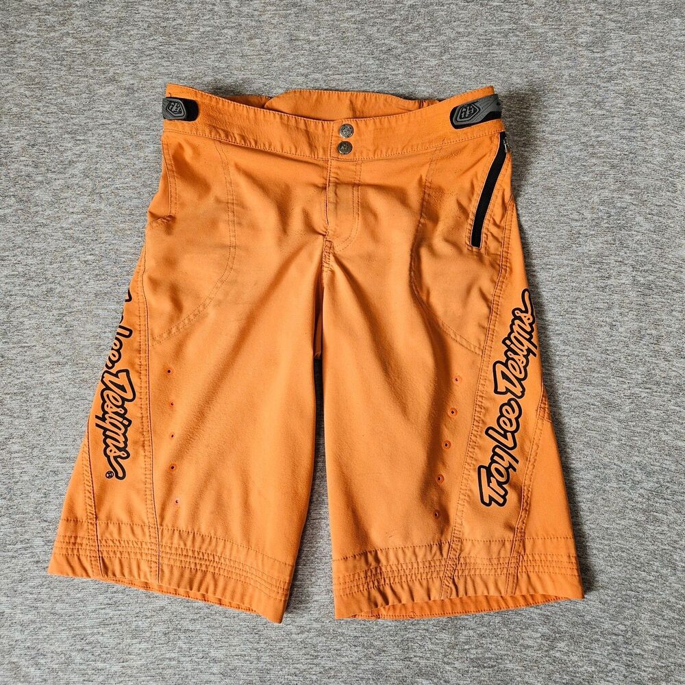 Troy Lee Designs TLD Ruckus MTB Downhill Cycling Shorts Shell Orange Men's 32